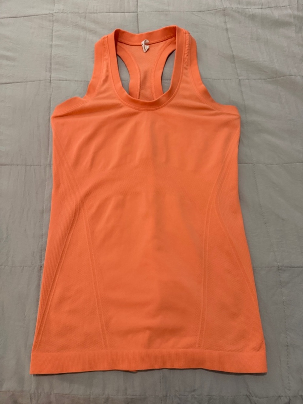Athleta Coral Orange Racerback Tank